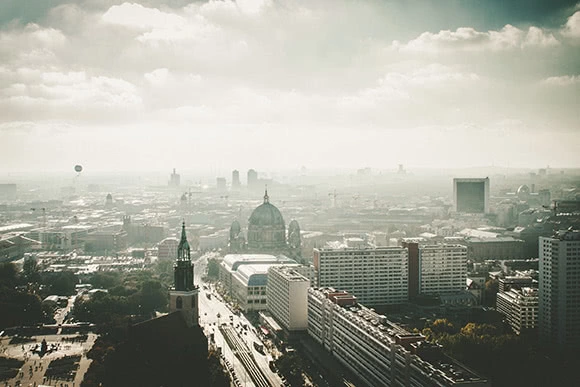 Dunst über Berlin