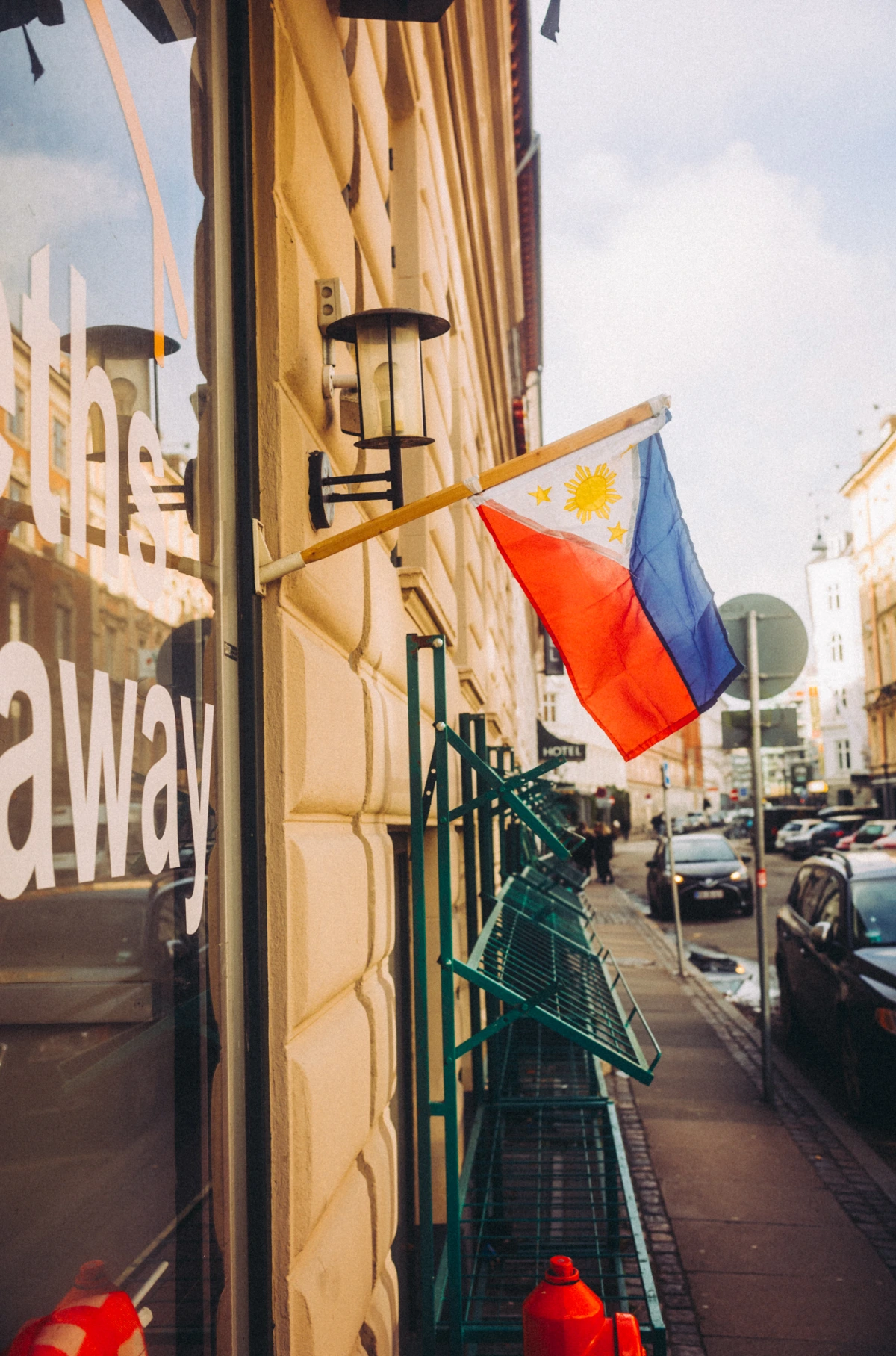 Kopenhagen Filipinische Flagge