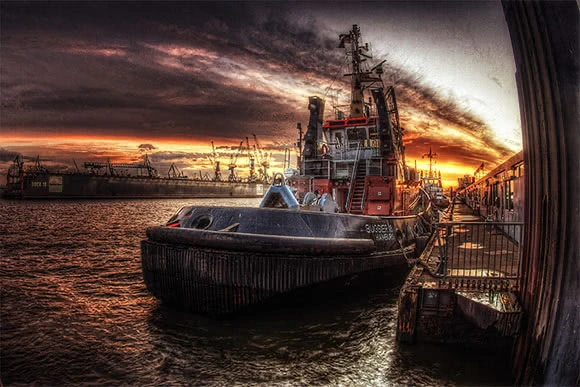 HDR Hamburger Hafen