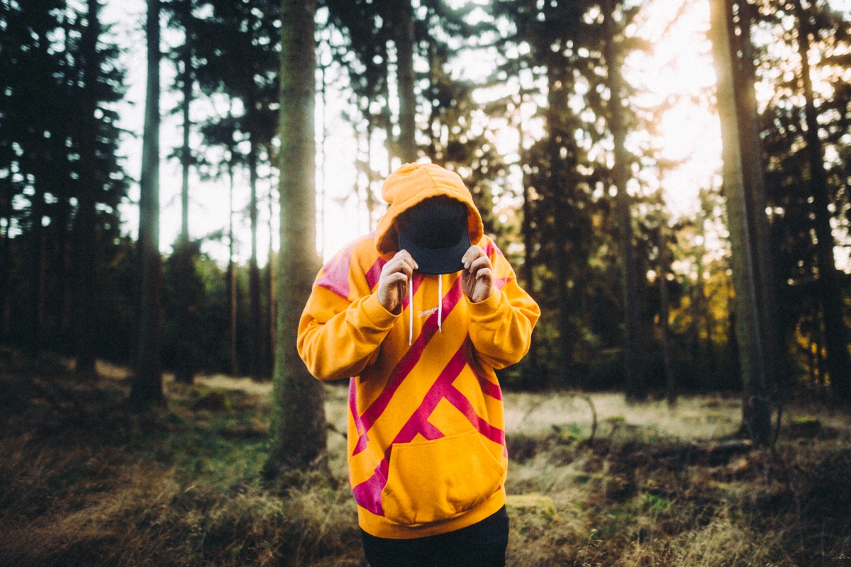 Mojostore oranger Pullover Hornbach kollabo