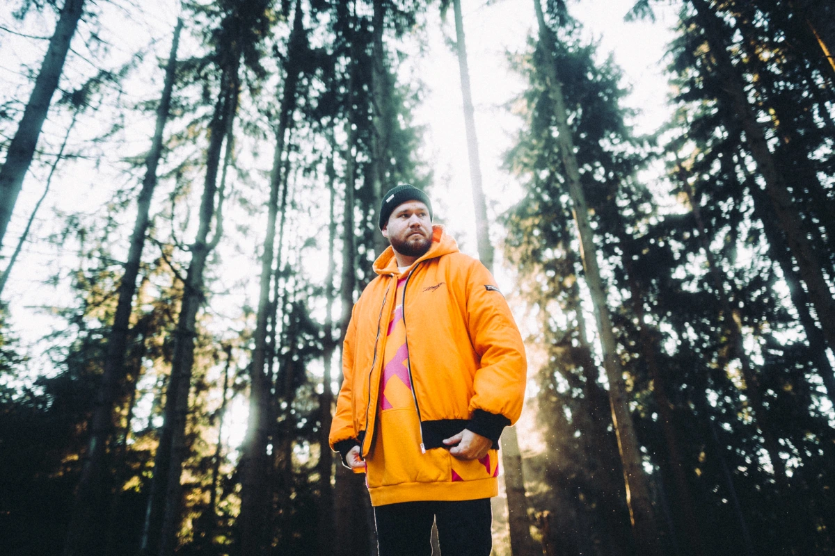 Mojo x Hornbach orange Jacke