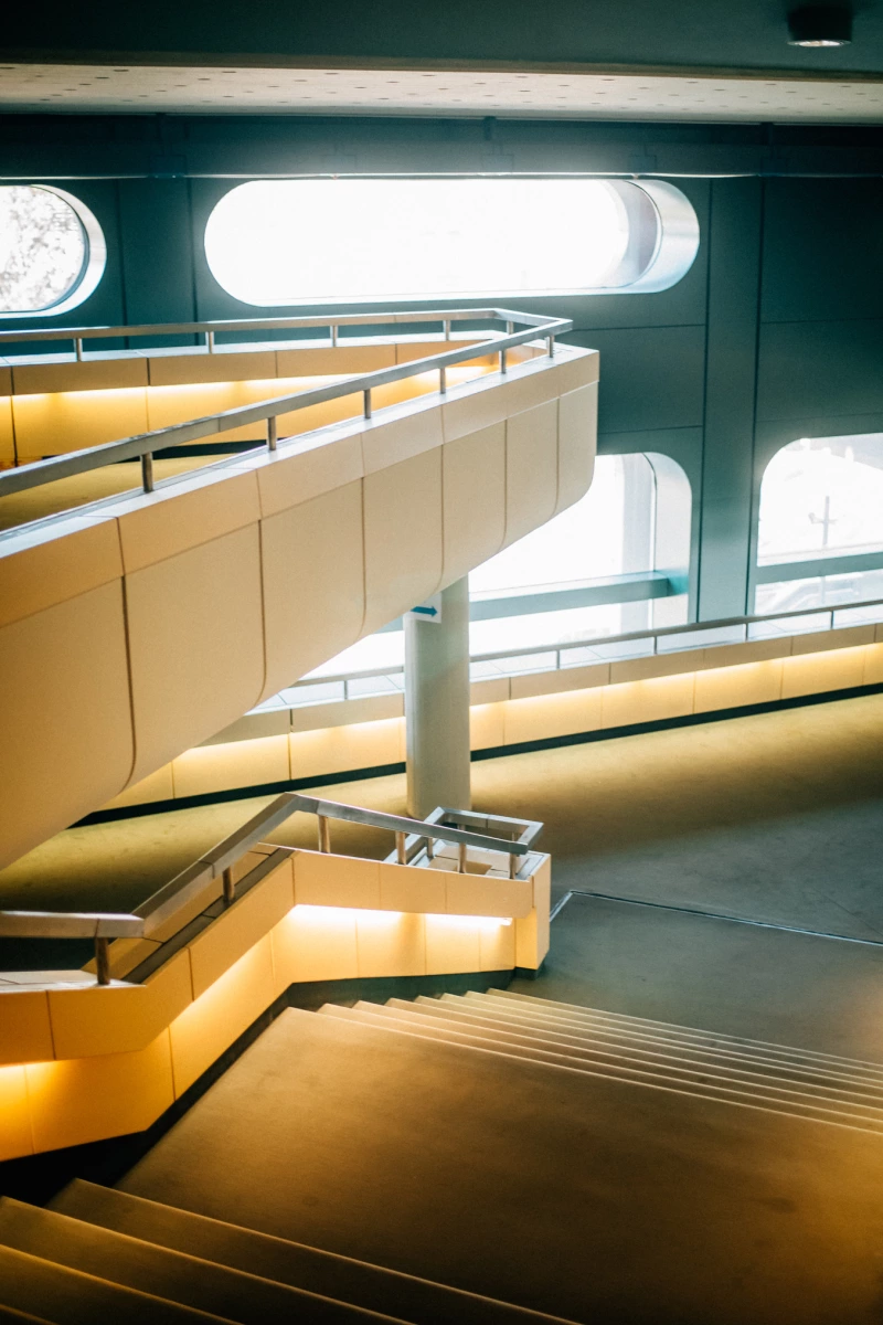 Stairs in the ICC lounge area