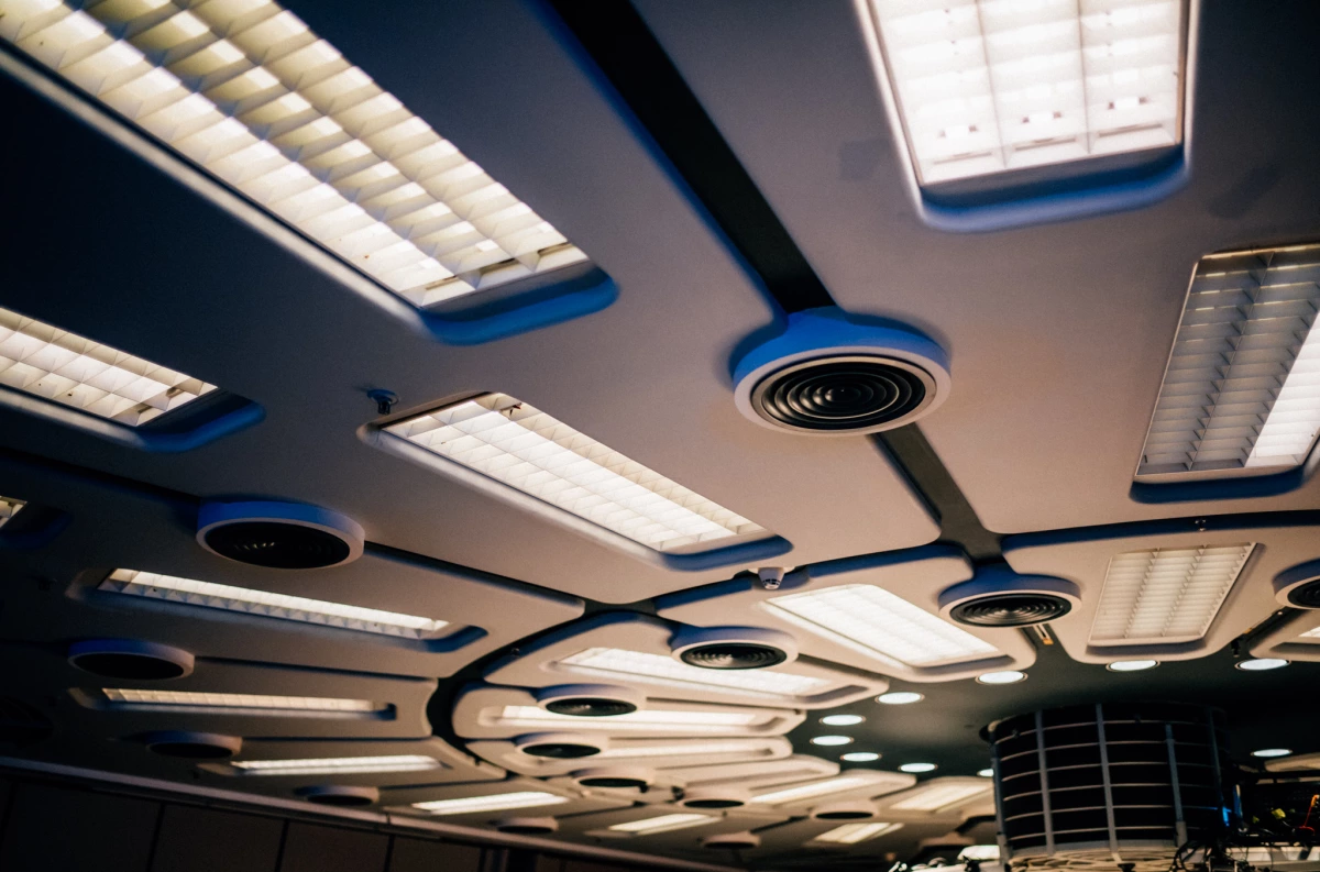 Ceiling in the ICC's Round Table Hall