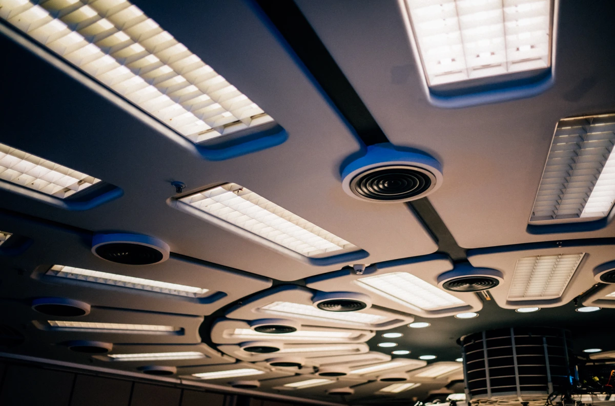 Decke im Round-Table-Saal des ICCs