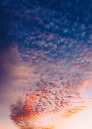 Fleecy clouds