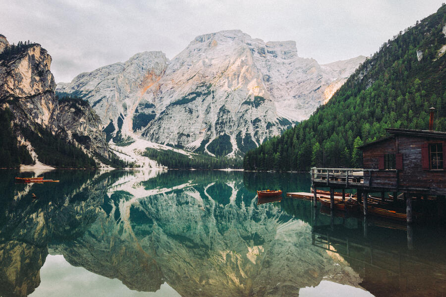 Pragser Wildsee In Suedtirol